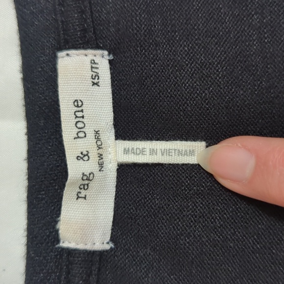 rag & bone Lea Long Sleeve T-Shirt, Color Black Size XS-TP - Picture 13 of 13